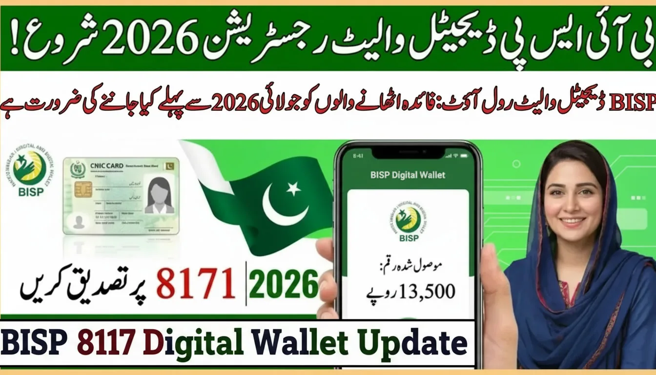 BISP 8171 Digital Wallet Update 2026 – Complete Guide
